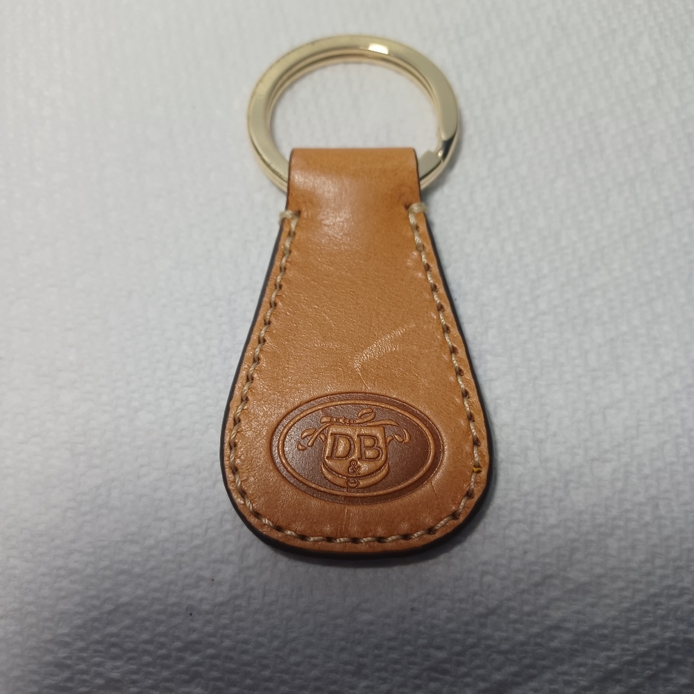 Dooney & Bourke Tan Leather Keychain - Unused